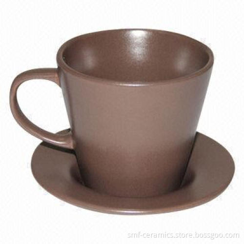 160cc Ceramic Porcelain Cup and Saucer Set, Customized Designs are Welcome